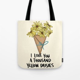 A Thousand Yellow Daisies Tote Bag
