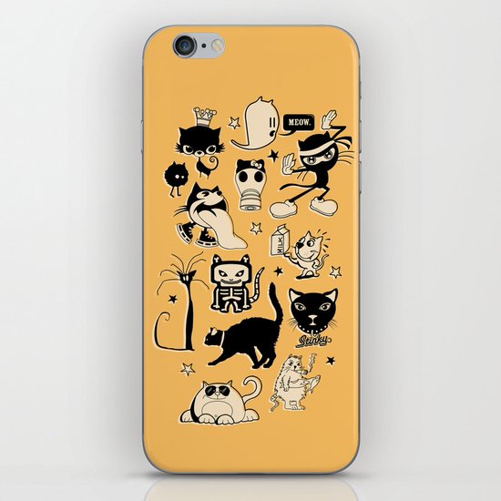 Cat Menagerie iPhone & iPod Skin