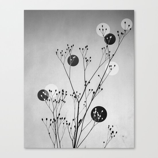Abstract Flowers 3 Canvas Print
