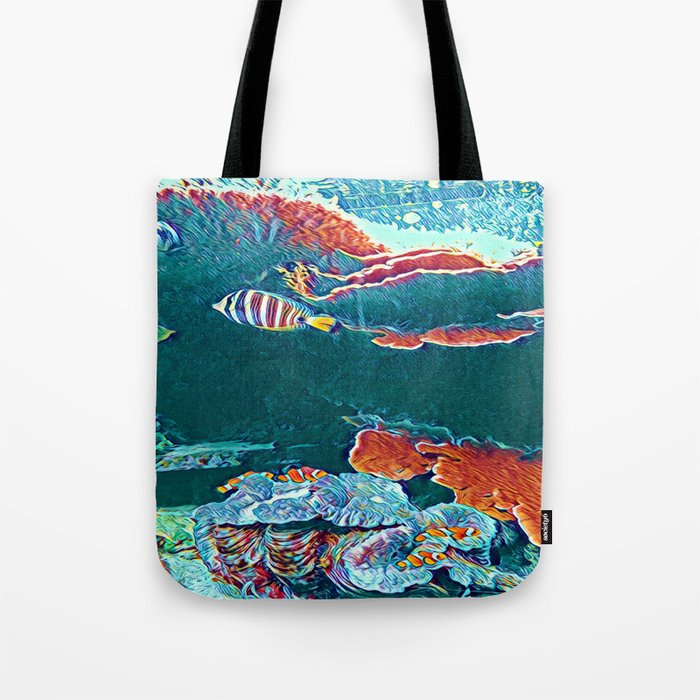 Aquarium Tote Bag By Dess Ia