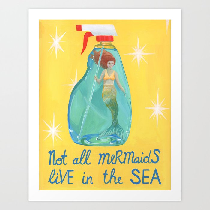 Mermaid Inspiration Art Print