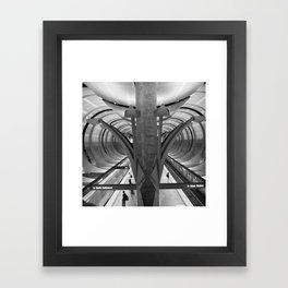 To North Hollywood Framed Art Print