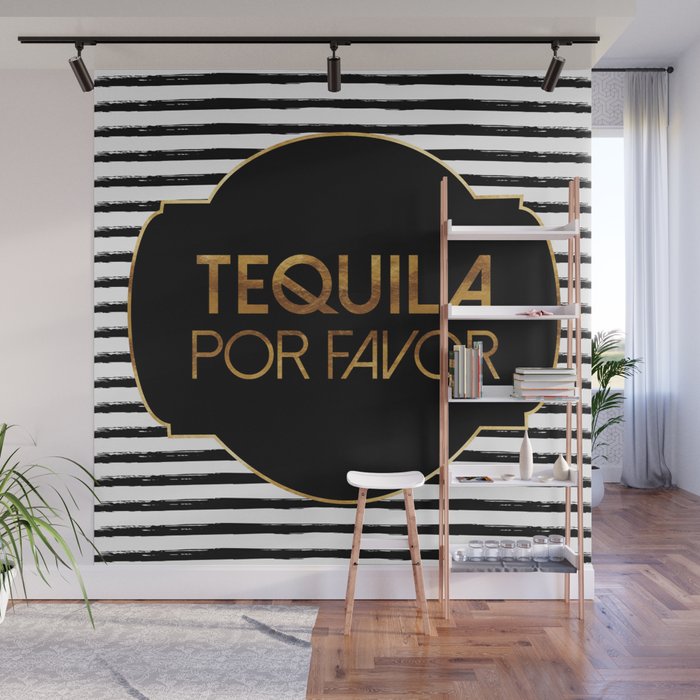 Tequila Por Favor Wall Mural