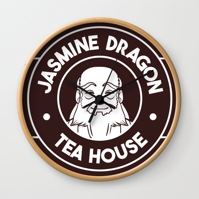 Jasmine Dragon Tea House Logo Wall Clock