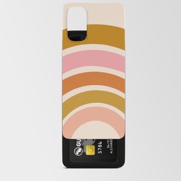 Boho Rainbow in Blush and Terracotta Android Card Case