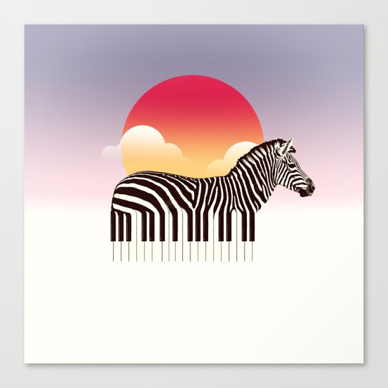 Zeyboard Canvas Print
