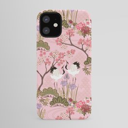 Japanese Garden in Pink iPhone Case