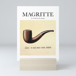 Magritte - La Trahison des images Mini Art Print