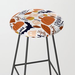 Halloween Pattern Bar Stool