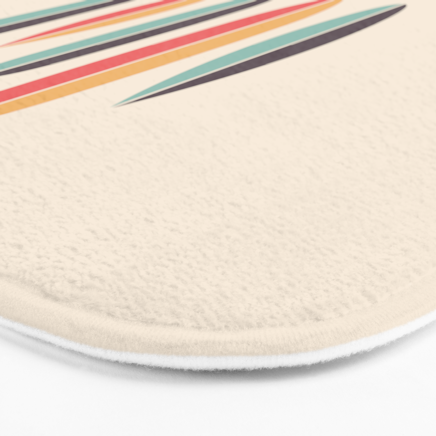 Retro Sun Surf Surfboard Bath Mat By Carrielymandesigns Society6