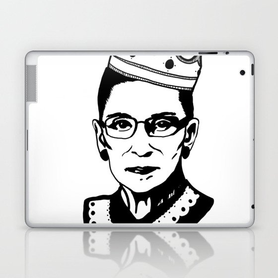 RBG Associate Justice Ruth Bader Ginsburg Laptop & iPad Skin