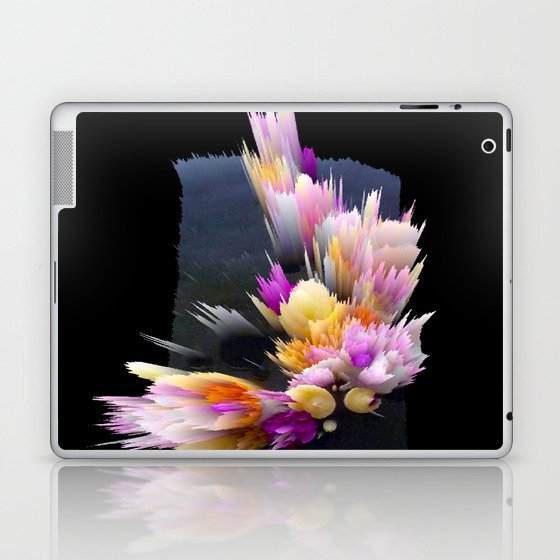 Flowers 3d Abstract Digital Painting Laptop Ipad Skin By