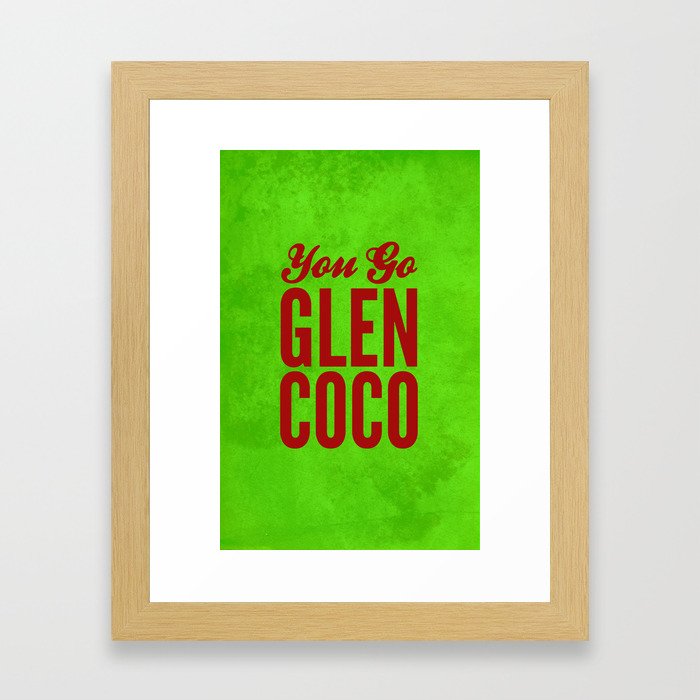 Glen Coco Xmas Framed Art Print