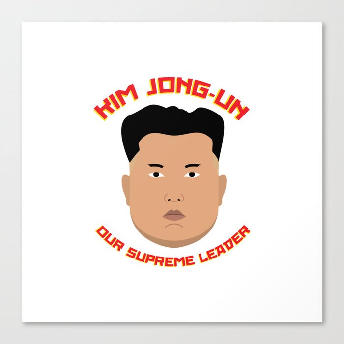 Kim Jong-Un Canvas Print
