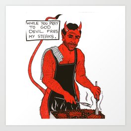 Lucifer Character Design Art Print