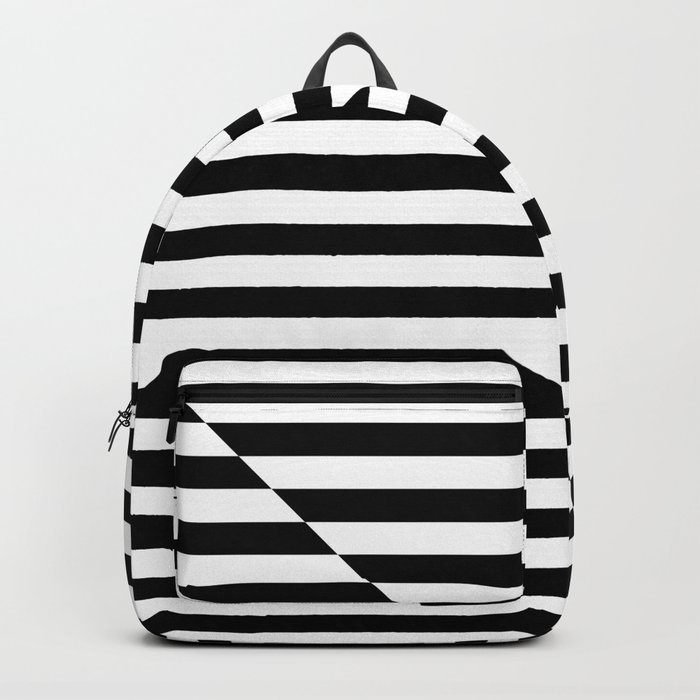 SCAN LINE (BLACK-WHITE) Backpack