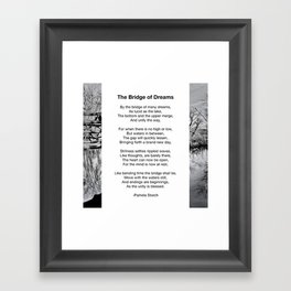 The Bridge of Dreams Poem Framed Art Print