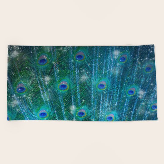 Peacock Beach Towel