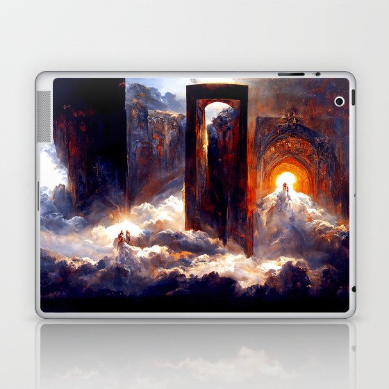 Ascending to the Gates of Heaven Laptop & iPad Skin