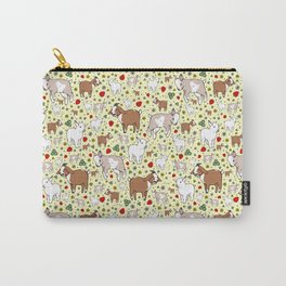 Goat Pattern Carry-All Pouch