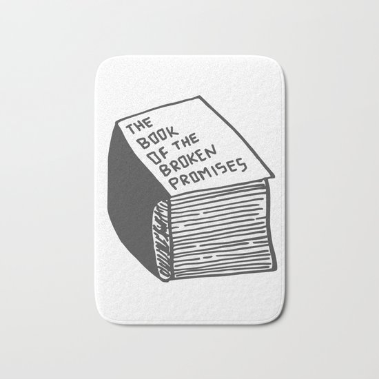 The Book of the Broken Promises Bath Mat