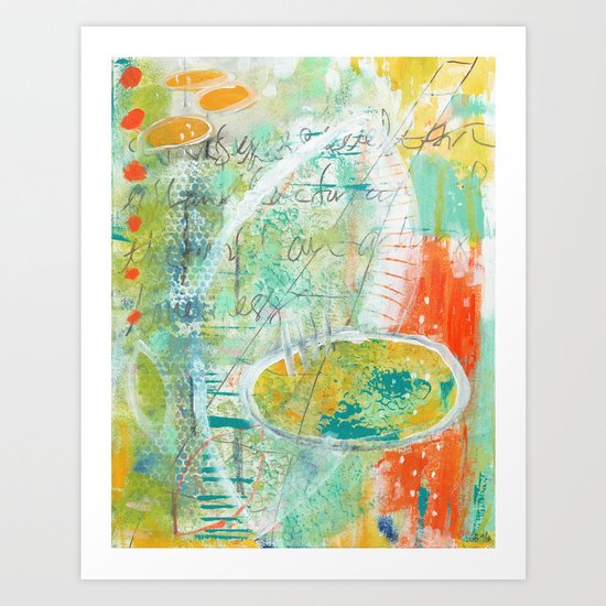 Abstract 3 The Great Loneliness Art Print By Stephaniegardbuss