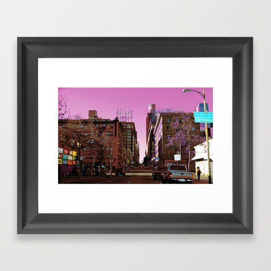 Light Falls in Strange Ways Framed Art Print