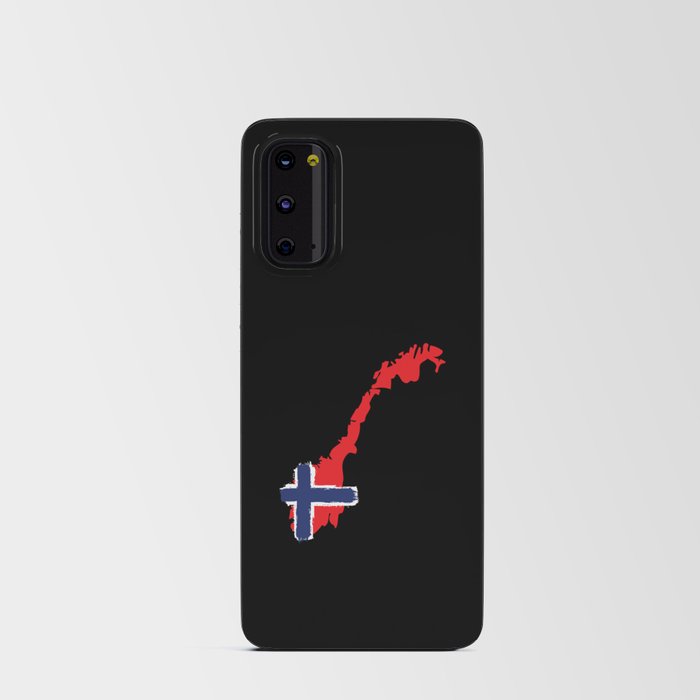 Norway Map Norway Android Card Case