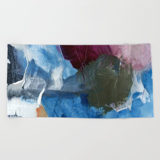 alla prima 17-I Beach Towel
