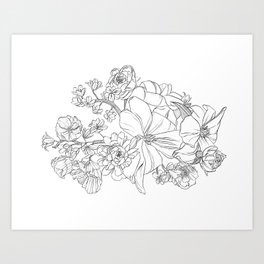 Floral Art Print