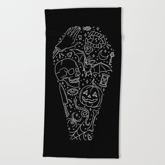Halloween Horrors Beach Towel