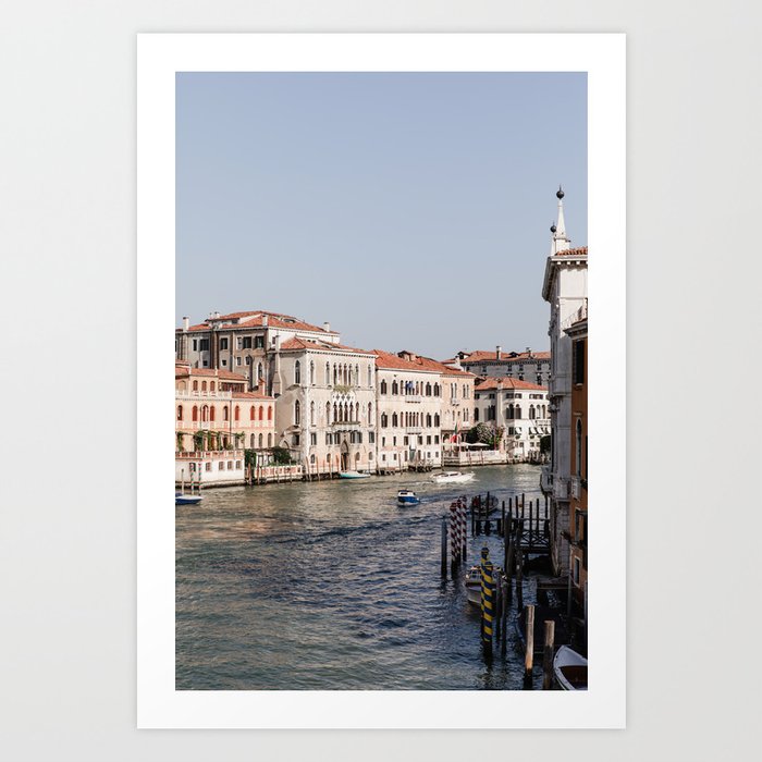 Venice Canal Italy Travel Photo pastel colors | Travel Photography Art Print