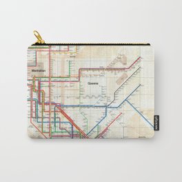 1972 Vignelli NYC Subway Map Carry-All Pouch | Graphicdesign, Mta, Newyork, Nyc, Typography, Architecture, Vignelli, Titokarl, Subway, Design 
