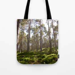 Early Summer Woodland in the Scottish Highlands Tote Bag