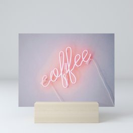 Neon Coffee Mini Art Print