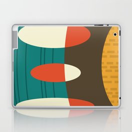Mid Century Modern Abstract Vinyl Colorful Laptop Skin