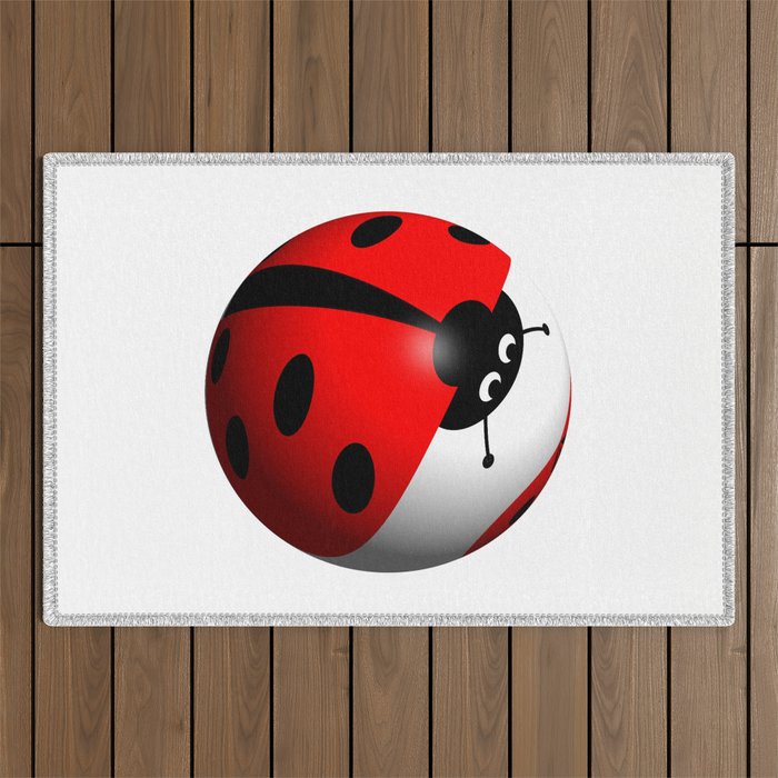 Ladybug Globe Outdoor Rug