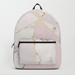 Pink Marble Backpack