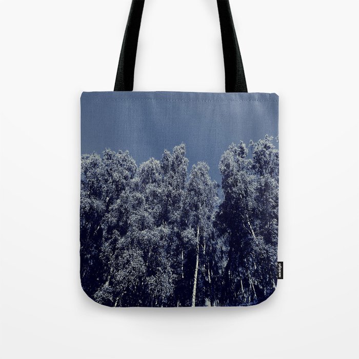 Birch Tree Drama Tote Bag