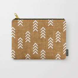 boho arrows on mustard Carry-All Pouch