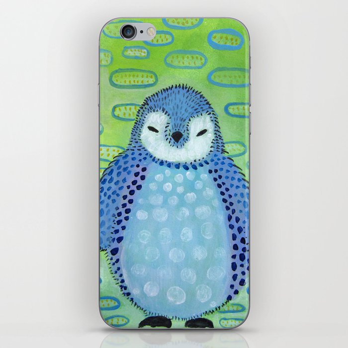 Penguin blue iPhone Skin