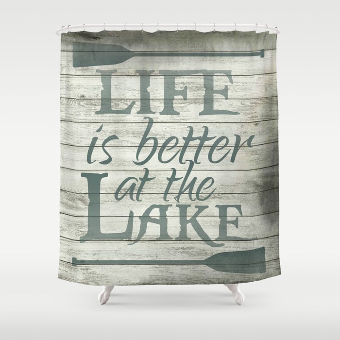 Lake Life Shower Curtain