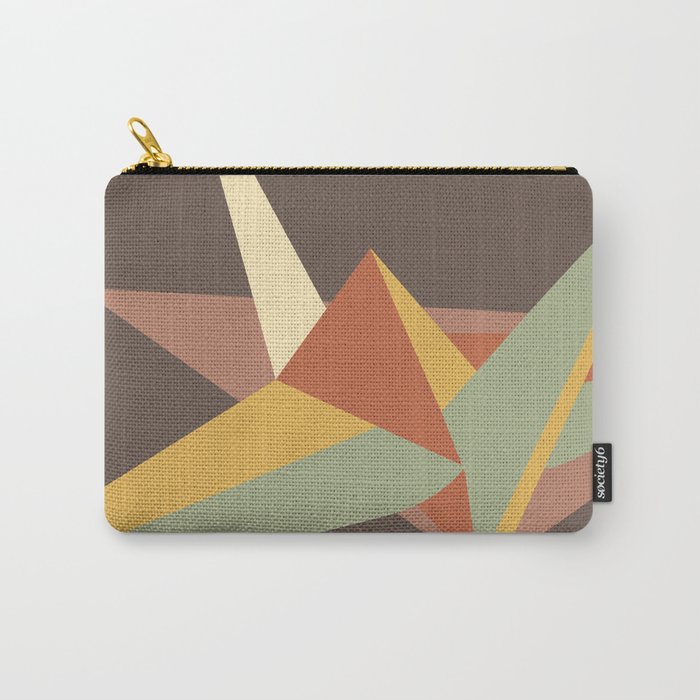 Abstract Crane Carry-All Pouch