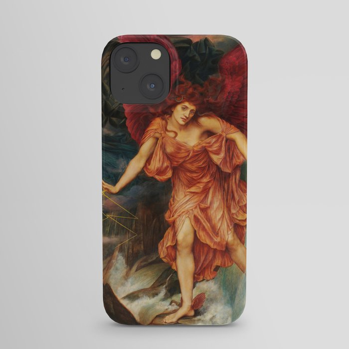 The Storm Spirits, 1900 by Evelyn De Morgan iPhone Case