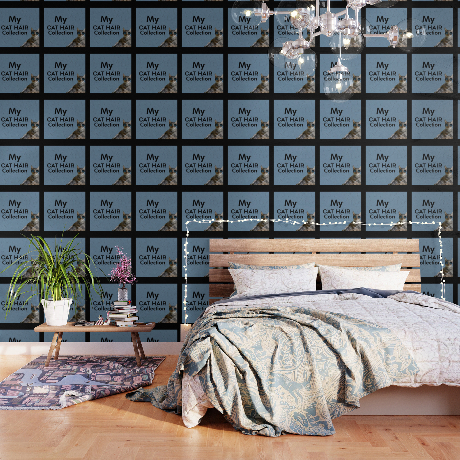 My Cat Hair Collection Hairy Cool Cat Wallpaper By Catxel Society6