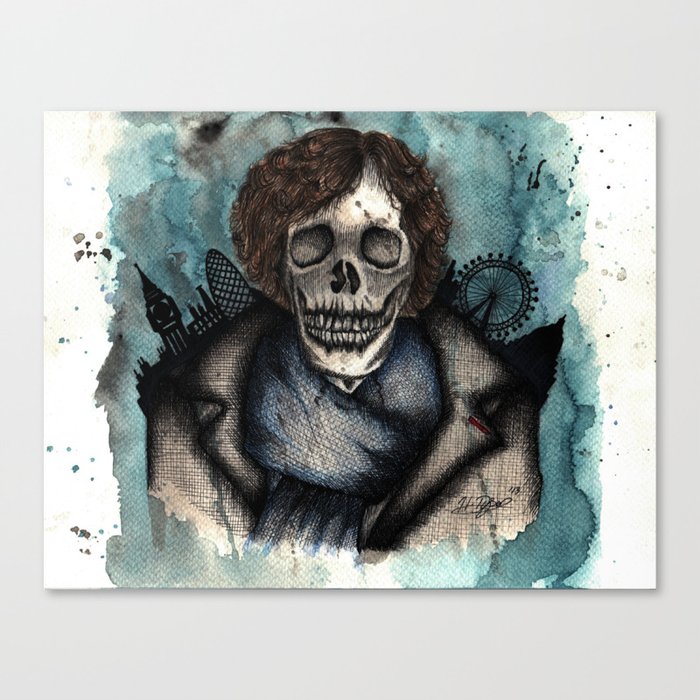 Love you to the bones - Sherlock Canvas Print