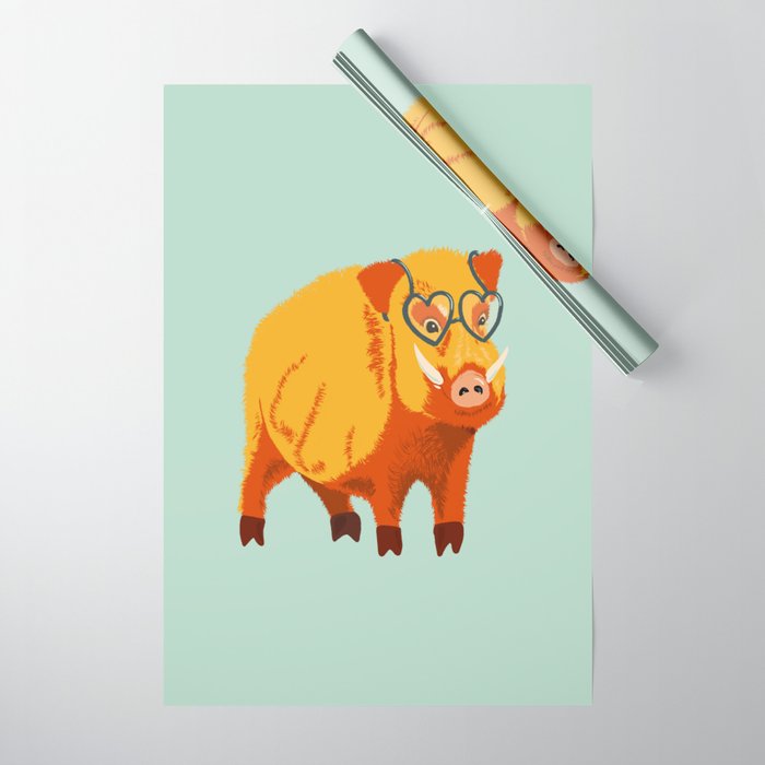 Pig wrapping hot sale paper