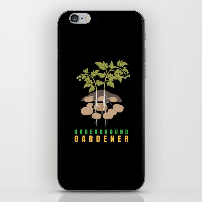 Underground Gardener Potato iPhone Skin