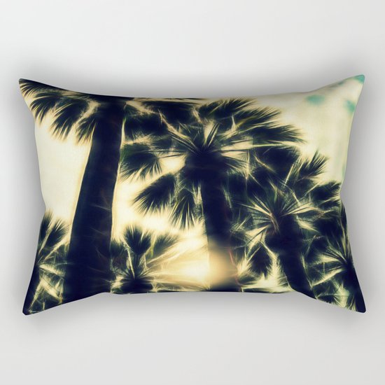 Palm Trees II Rectangular Pillow