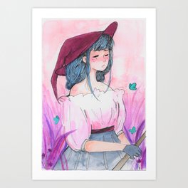 Garden Witch Art Print